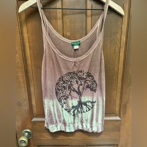Kathmandu VTG  Women's Mauve Ombre Tree Tank Top. Size S/M